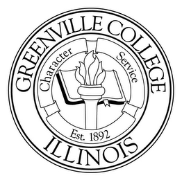 GREENVILLE COLLEGE ILLINOIS LEADERSHIP SERVICE EST. 1892 logo