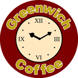 GREENWICH COFFEE logo
