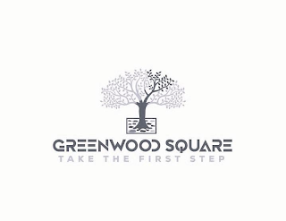 GREENWOOD SQUARE TAKE THE FIRST STEP logo