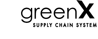 GREENX SUPPLY CHAIN SYSTEM logo