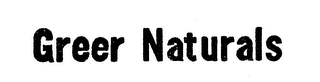 GREER NATURALS logo