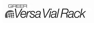 GREER VERSA VIAL RACK logo