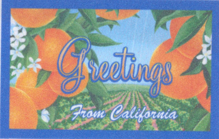 GREETINGS FROM CALIFORNIA logo