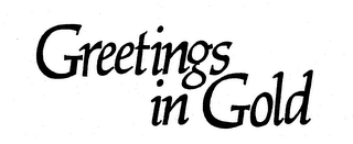 GREETINGS IN GOLD logo