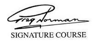 GREG NORMAN SIGNATURE COURSE logo