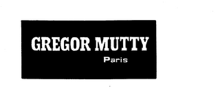 GREGOR MUTTY PARIS logo