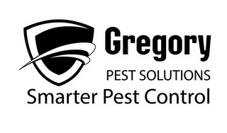 GREGORY PEST SOLUTIONS SMARTER PEST CONTROL logo