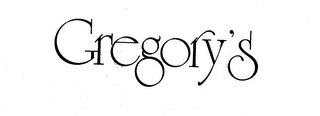 GREGORY'S logo