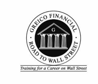 GREICO FINANCIAL G ROAD TO WALL STREET TRAINING FOR A CAREER ON WALL STREET logo