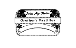 GRETHER'S PASTILLES SWISS ALP FRUITS logo