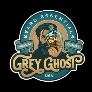 GREY GHOST BEARD ESSENTIALS PREMIUM QUALITY USA logo