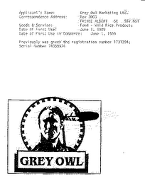 GREY OWL logo