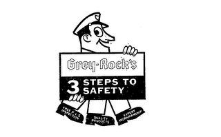 GREY-ROCK'S 3 STEPS TO SAFETY FREE P-L-S- INSPECTION. AVALITY PRODUCTS, EXPERT WORKMANSHIP. logo