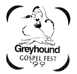 GREYHOUND GOSPEL FEST' 99 logo