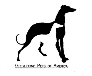 GREYHOUND PETS OF AMERICA logo