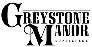 GREYSTONE MANOR SUPPERCLUB logo