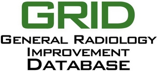 GRID GENERAL RADIOLOGY IMPROVEMENT DATABASE logo