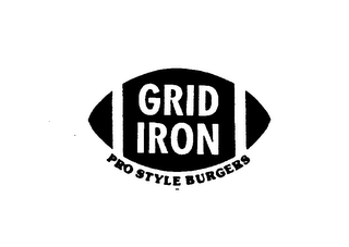 GRID IRON PRO STYLE BURGERS logo