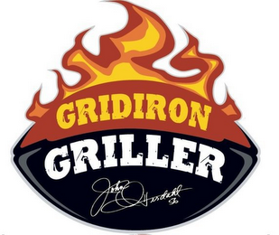 GRIDIRON GRILLER JOHN OFFERDAHL AND THE NUMBER 56 logo