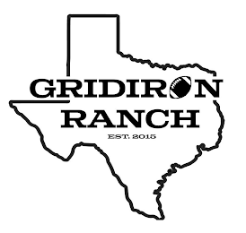GRIDIRON RANCH EST. 2015 logo