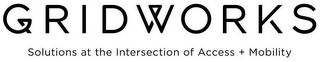 GRIDWORKS SOLUTIONS AT THE INTERSECTIONOF ACCESS + MOBILITY logo