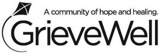 GRIEVEWELL A COMMUNITY OF HOPE AND HEALING. logo