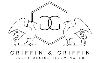 GRIFFIN & GRIFFIN GG EVENT DESIGN ILLUMINATED logo
