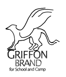 GRIFFON BRAND FOR SCHOOL AND CAMP logo