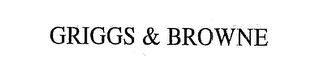 GRIGGS & BROWNE logo