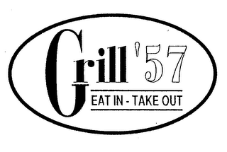 GRILL '57 EAT IN - TAKE OUT logo
