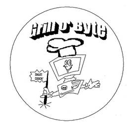 GRILL O' BYTE SMART COOKIN' logo
