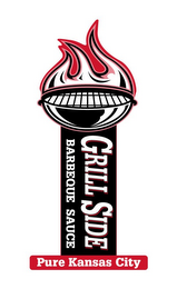 GRILL SIDE BARBEQUE SAUCE PURE KANSAS CITY logo