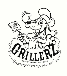 GRILLERZ FRESH OFF THE GRILL TASTY TREATS logo