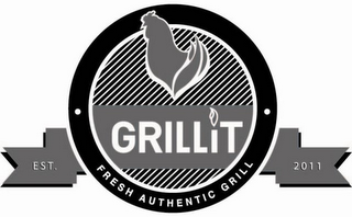 GRILLIT FRESH AUTHENTIC GRILL EST. 2011 logo