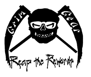 GRIM GEAR REAP THE REWARDS logo