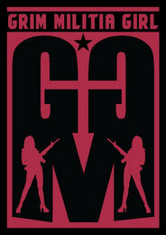 GRIM MILITIA GIRL GMG logo