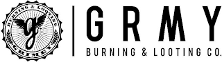 GRIMEY BURNING & LOOTING GRMY BURNING & LOOTING CO. logo