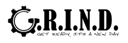 G.R.I.N.D GET READY, IT'S A NEW DAY logo