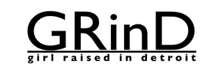 GRIND GIRL RAISED IN DETROIT logo