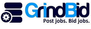 GRINDBID POST JOBS. BID JOBS. GB logo