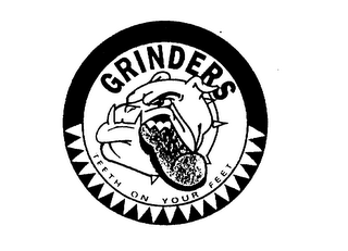 GRINDERS TEETH ON YOUR FEET logo