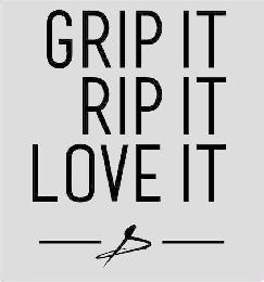 GRIP IT RIP IT LOVE IT D logo