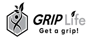 GRIP LIFE GET A GRIP! logo