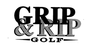 GRIP & RIP GOLF logo