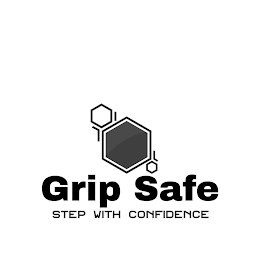 GRIP SAFE, STEP WITH CONFIDENCE logo