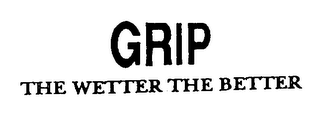 GRIP THE WETTER THE BETTER logo