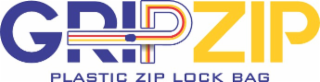 GRIP ZIP PLASTIC ZIP LOCK BAG logo