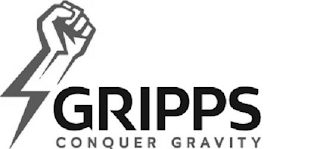 GRIPPS CONQUER GRAVITY logo