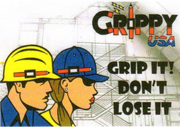GRIPPY USA GRIP IT! DON'T LOSE IT logo
