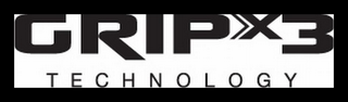 GRIPX3 TECHNOLOGY logo
